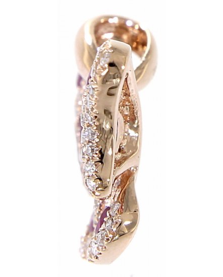 BUTTERFLY RUBY DIAMOND PENDANT (TP1195)