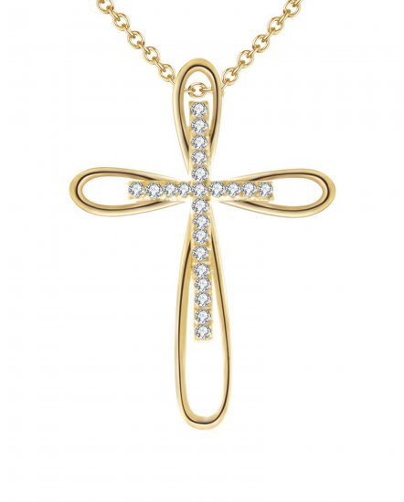 CROSS DIAMOND PENDANT (TP1208)