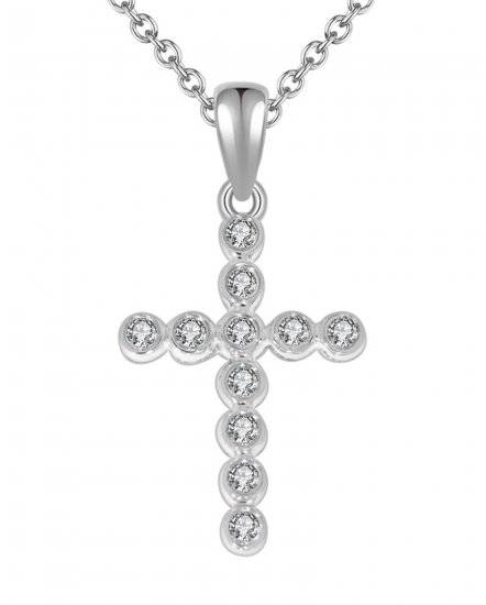 CROSS DIAMOND PENDANT (TP1218)