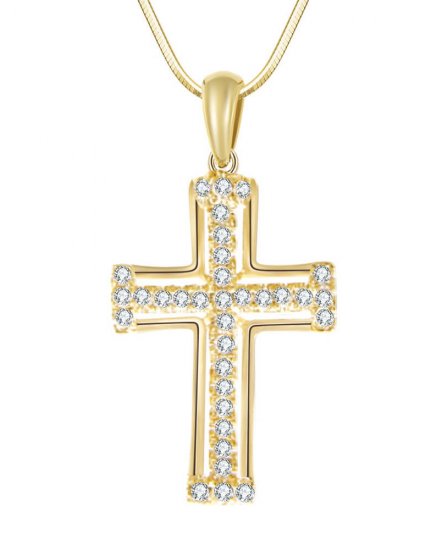 CROSS DIAMOND PENDANT (TP1221)