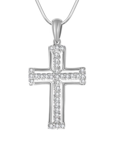 CROSS DIAMOND PENDANT (TP1221)