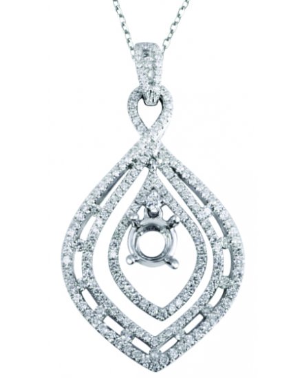  SEMI MOUNT DIAMOND PENDANT (TP1231)