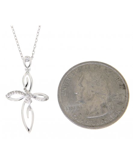 CROSS DIAMOND PENDANT (TP1253)