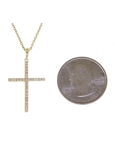 CROSS DIAMOND PENDANT (TP1284)