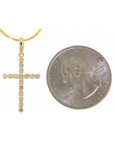 CROSS DIAMOND PENDANT (TP1327)