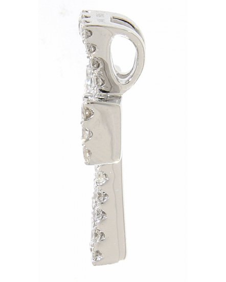 CROSS BAGUETTE DIAMOND PENDANT (TP1353)