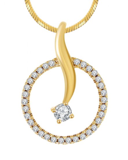 ROUND DIAMOND PENDANT (TP1360)