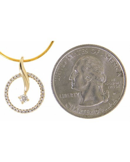 ROUND DIAMOND PENDANT (TP1360)