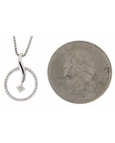 ROUND DIAMOND PENDANT (TP1360)
