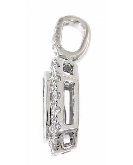EMERALD CUT DIAMOND PENDANT (TP1363)