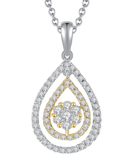 PEAR DIAMOND PENDANT (TP1375)