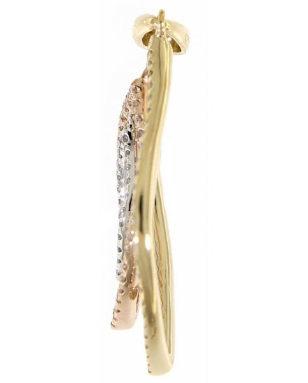 LEAF STYLE DIAMOND PENDANT (TP1387)