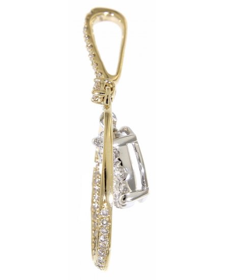 OVAL STYLE DIAMOND PENDANT (TP1389)