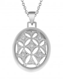 OVAL STYLE DIAMOND PENDANT (TP1394)