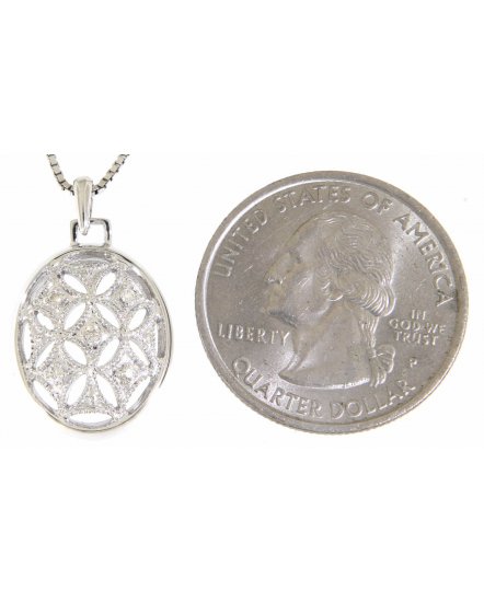 OVAL STYLE DIAMOND PENDANT (TP1394)