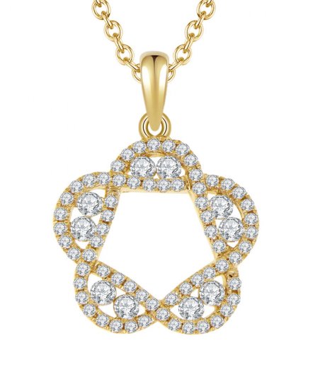 FLORAL STYLE DIAMOND PENDANT (TP1399)