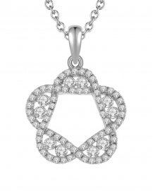 FLORAL STYLE DIAMOND PENDANT (TP1399)