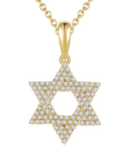 JEWISH STAR DIAMOND PENDANT (TP1402)