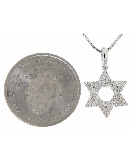 JEWISH STAR DIAMOND PENDANT (TP1402)