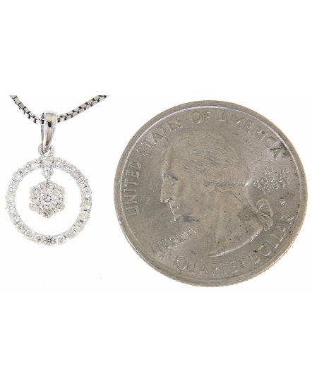 ROUND DIAMOND PENDANT (TP1403)