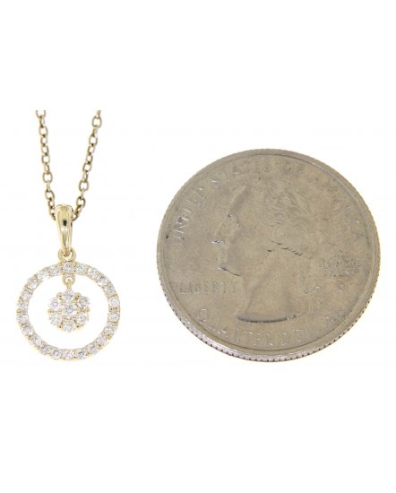 ROUND DIAMOND PENDANT (TP1403)