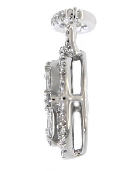 RHOMBUS STYLE DIAMOND PENDANT (TP1416)