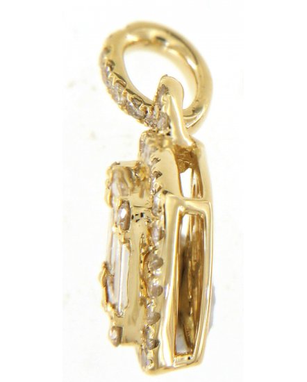 RHOMBUS STYLE DIAMOND PENDANT (TP1416)