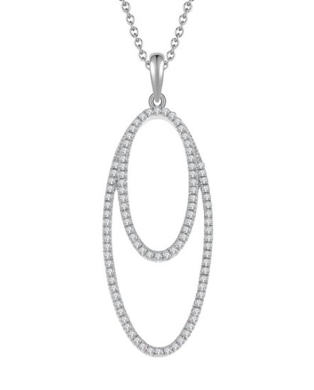 OVAL DIAMOND PENDANT (TP1437)