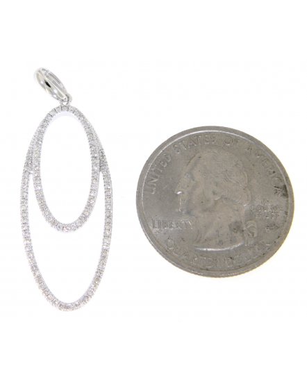OVAL DIAMOND PENDANT (TP1437)