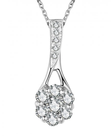 FLORAL STYLE DIAMOND PENDANT (TP1450)