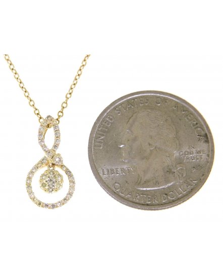 ROUND CLUSTER  DIAMOND PENDANT (TP1458)