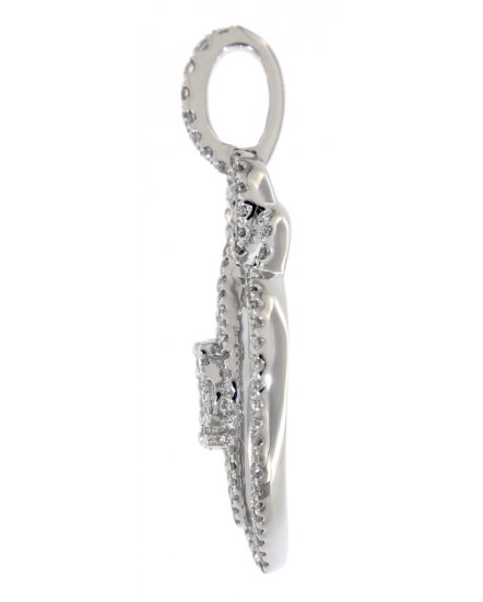 LEAF STYLE DIAMOND PENDANT (TP1459)
