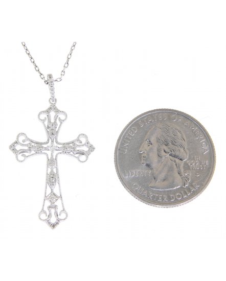 CROSS DIAMOND PENDANT (TP1460)