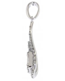 PEAR STYLE BAGUETTE DIAMOND PENDANT (TP1466)