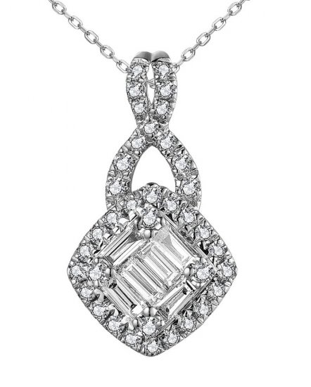 BAGUETTE DIAMOND PENDANT (TP1471)