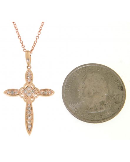 CROSS DIAMOND PENDANT (TP1475)