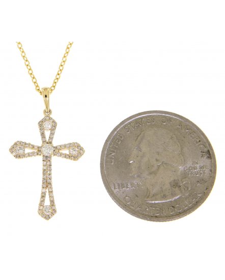 CROSS DIAMOND PENDANT (TP1478)