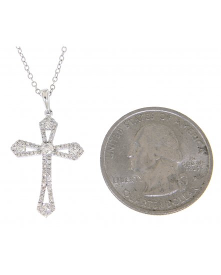 CROSS DIAMOND PENDANT (TP1478)
