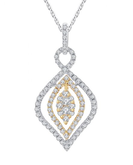 LEAF DIAMOND PENDANT (TP1486)