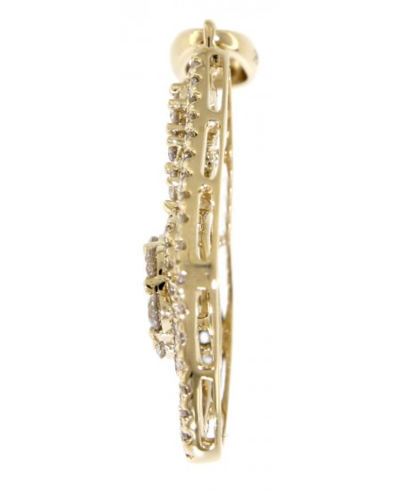 LEAF STYLE DIAMOND PENDANT (TP1487)