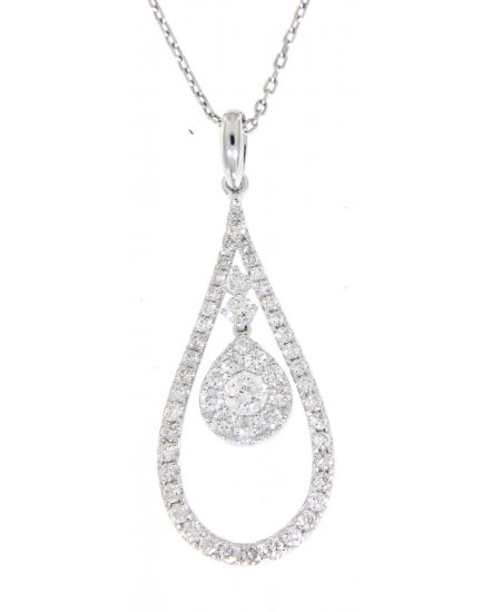 PEAR STYLE DIAMOND PENDANT (TP1493)