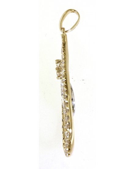PEAR STYLE DIAMOND PENDANT (TP1493)