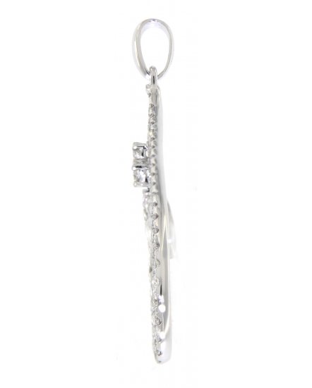 PEAR STYLE DIAMOND PENDANT (TP1493)