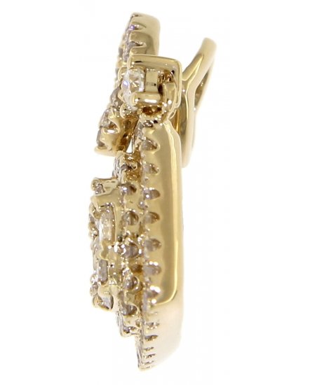RHOMBUS STYLE DIAMOND PENDANT (TP1498)