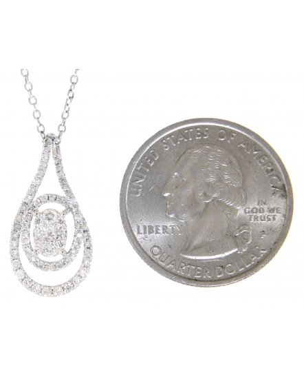 PEAR STYLE DIAMOND PENDANT (TP1505)