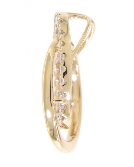 OVAL STYLE INTER LINKED DIAMOND PENDANT (TP1516)