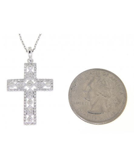 CROSS DIAMOND PENDANT (TP1523)