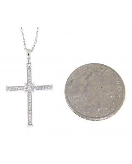 CROSS DIAMOND PENDANT (TP1528)