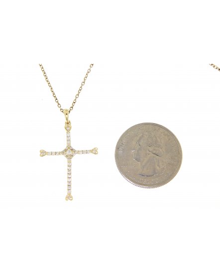 CROSS DIAMOND PENDANT (TP1535)