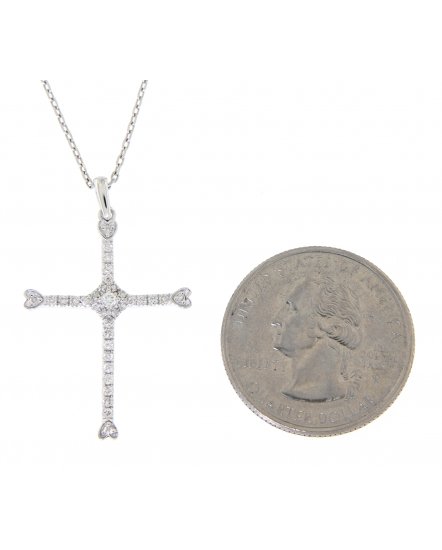 CROSS DIAMOND PENDANT (TP1535)